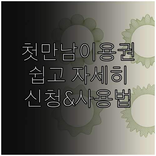 2025 첫만남이용권, 더 쉽고 자세..