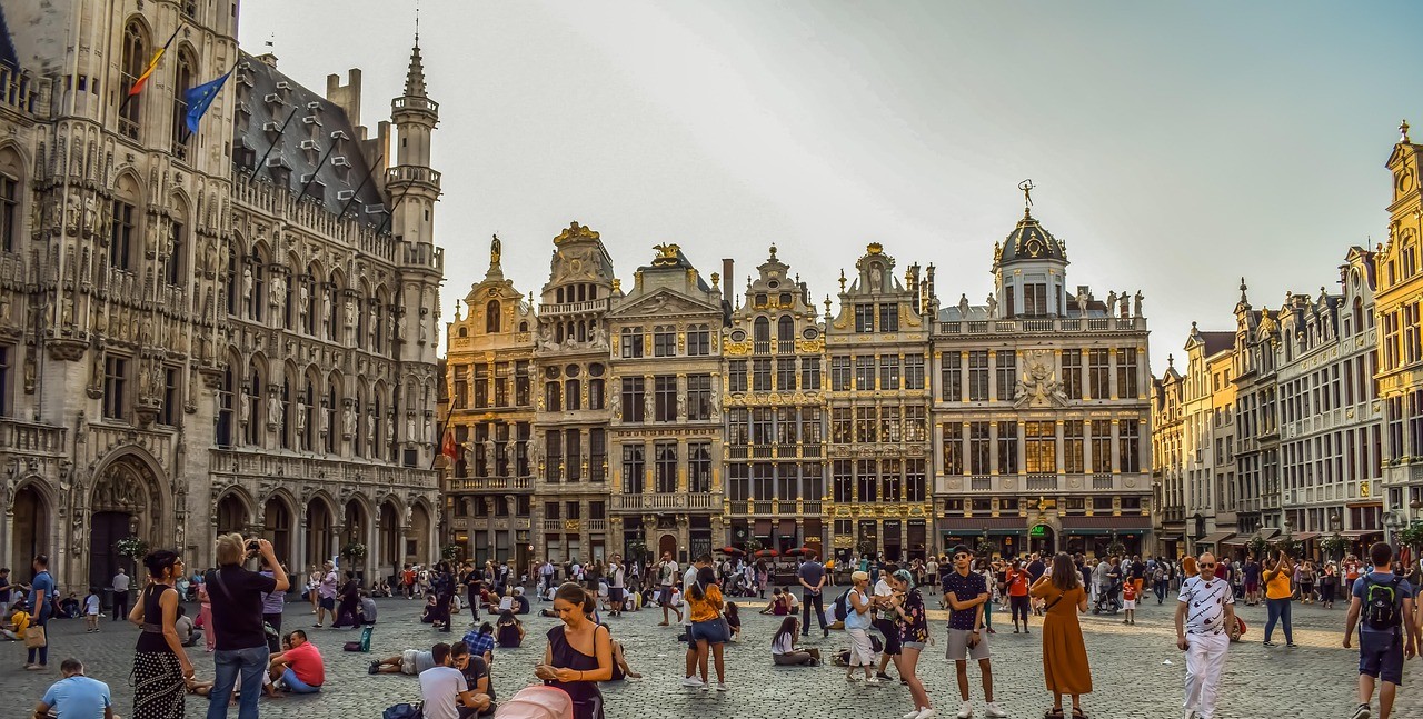 벨기에 그랑플라스 광장 사진