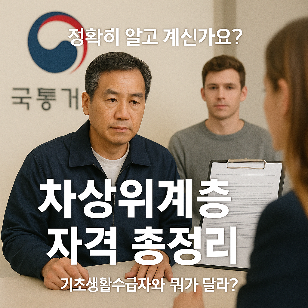 [1편] 차상위계층이란? 자격조건부터 신청방법까지