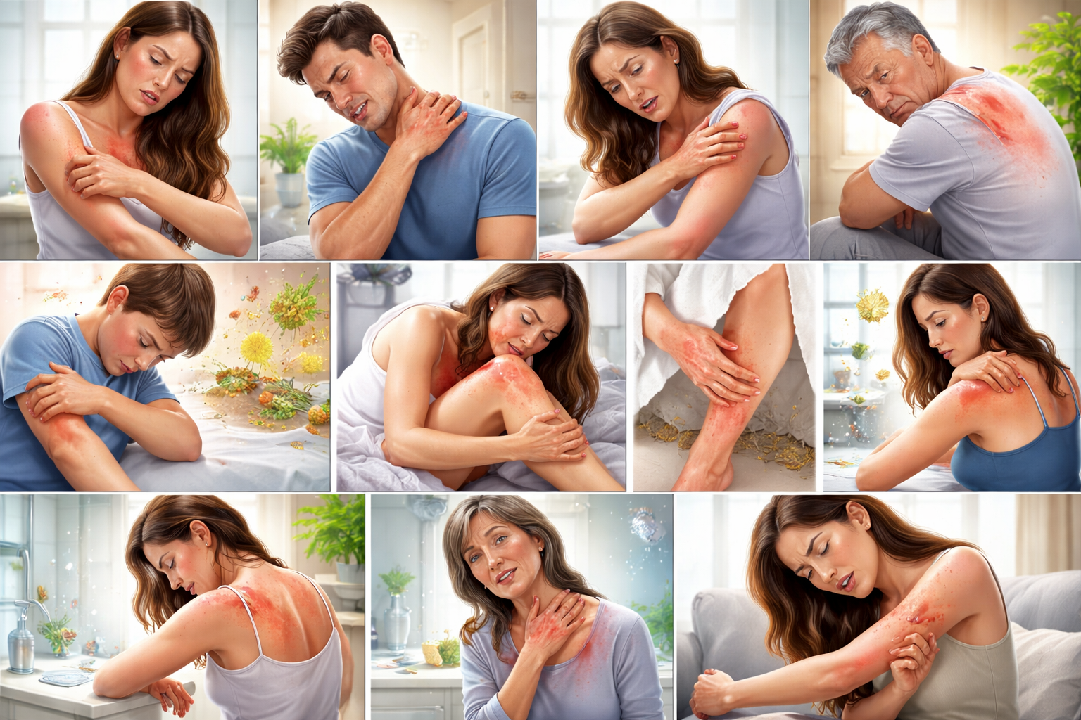 염증성 피부염의 원인과 기전