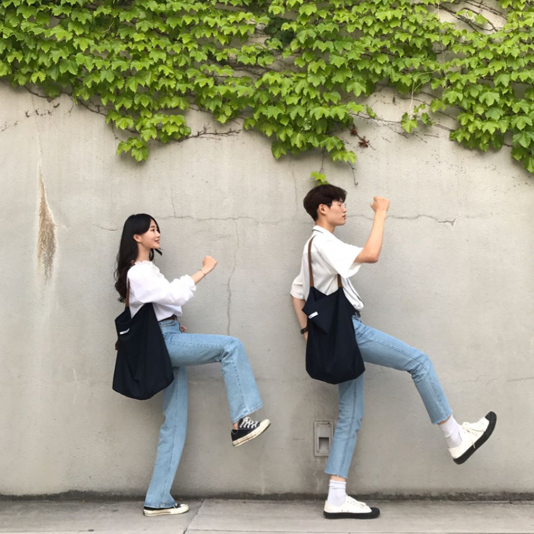 시밀러룩, 커플룩 패션코디 사진들 모음