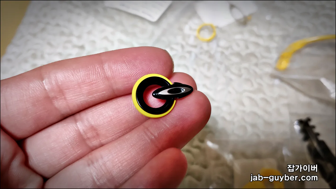 동봉된 아이콘 링으로 교체 시도