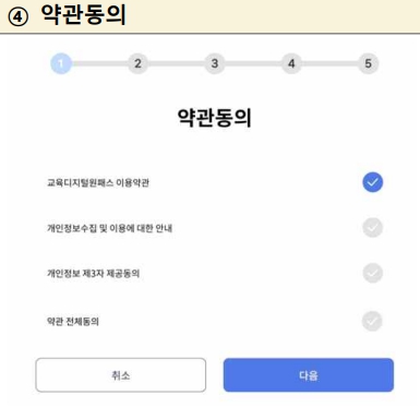 교육디지털패스 회원가입-4단계