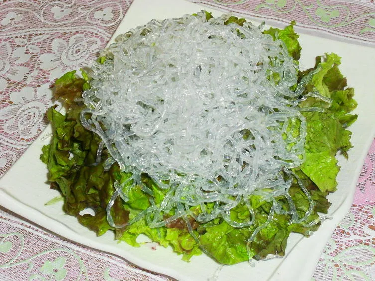 천사채, 회 받치는 용도로 사용