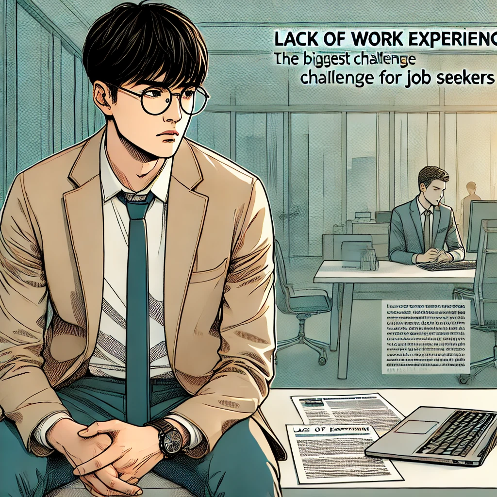 직무 경험 부족으로 고민하는 청년