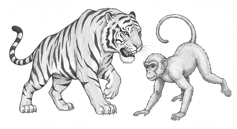 호랑이띠와 원수이띠