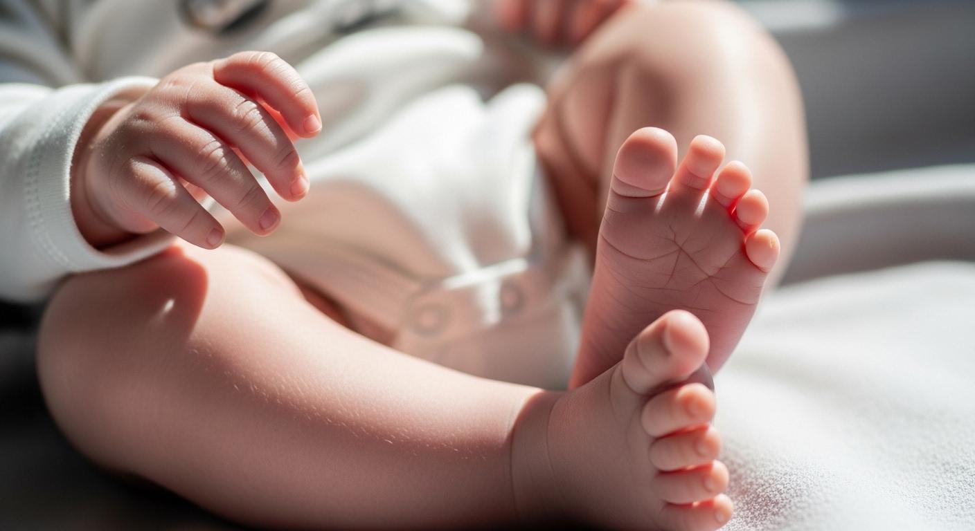 아기 열 손발 뜨거움