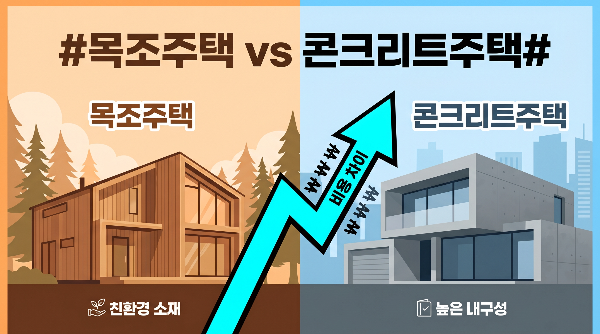 목조주택 vs 철근콘크리트 주택