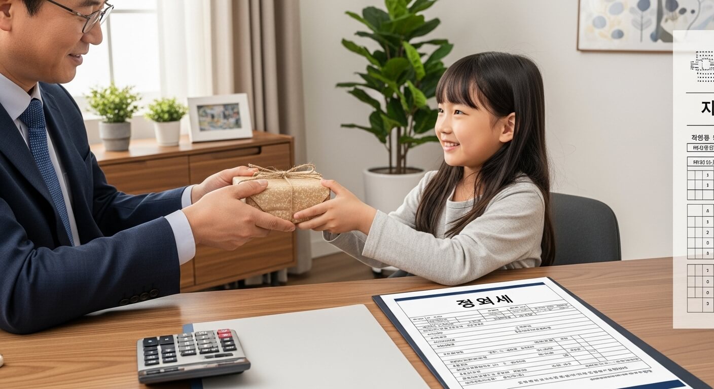 자녀 증여세 면제 한도액