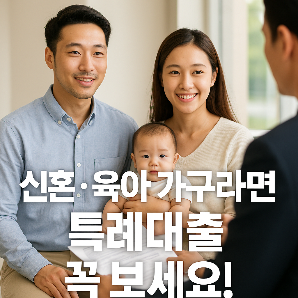 신혼 육아 가구라면 특례 대출