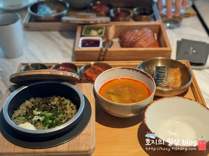 JW메리어트 제주 아일랜드치킨 조식후기_제주반상