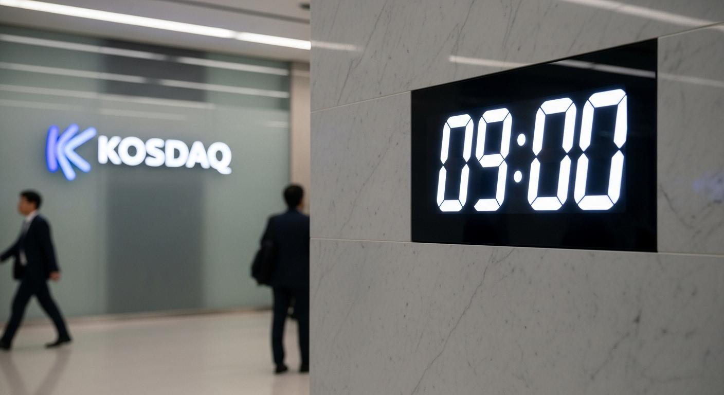 코스닥 개장시간