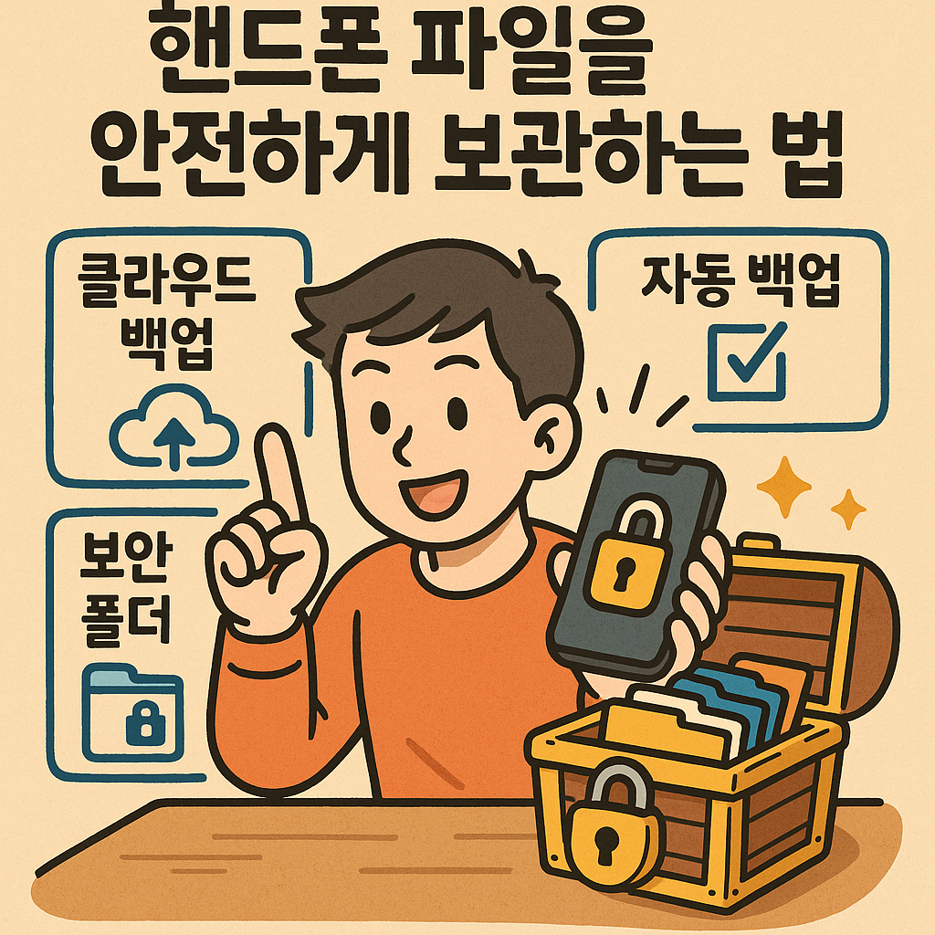 핸드폰 속 중요한 파일 안전하게 보관하는 법