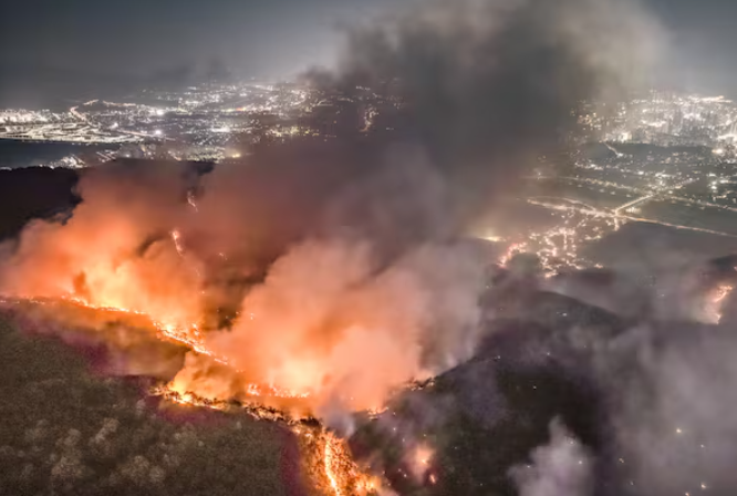 대구 산불 실시간 현황 산불지도