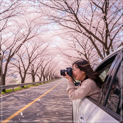 가평 삼회리 북한강 벚꽃 터널 드라이브 코스