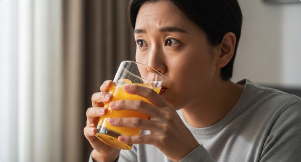 오렌지 효능 과다 섭취 모습