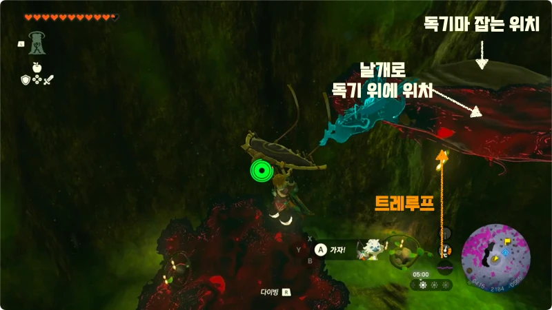 데크나무님의 깊은 굴 아래 전경