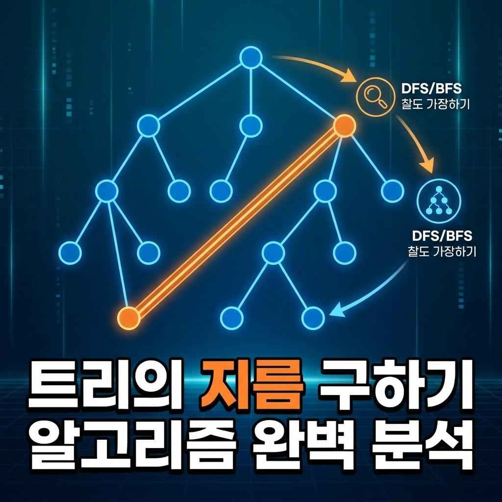 트리의 지름 구하기 알고리즘 완벽 분석
