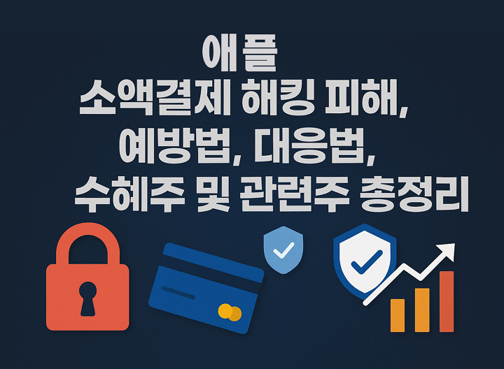애플 소액결제 해킹 피해, 예방법, 대응법, 수혜주 및 관련주 총정리