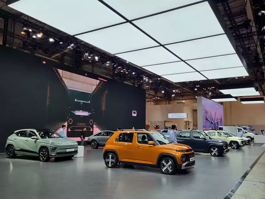 부산에서 전시됐던 캐스퍼 일렉트릭입니다.