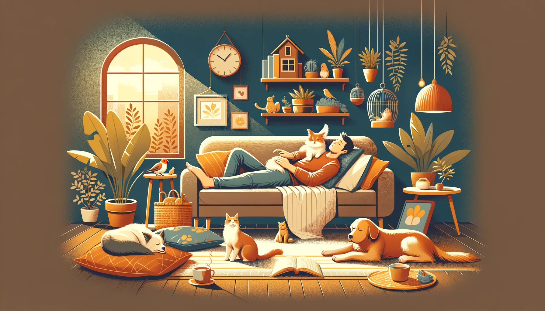 반려동물과 함께 스트레스를 해소