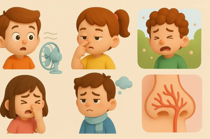 어린이 코피가 자주나는 이유