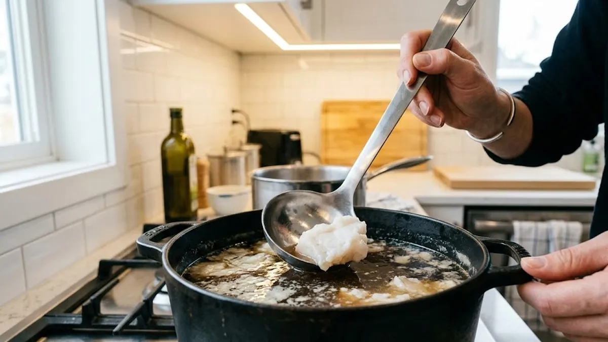 곰국기름기제거