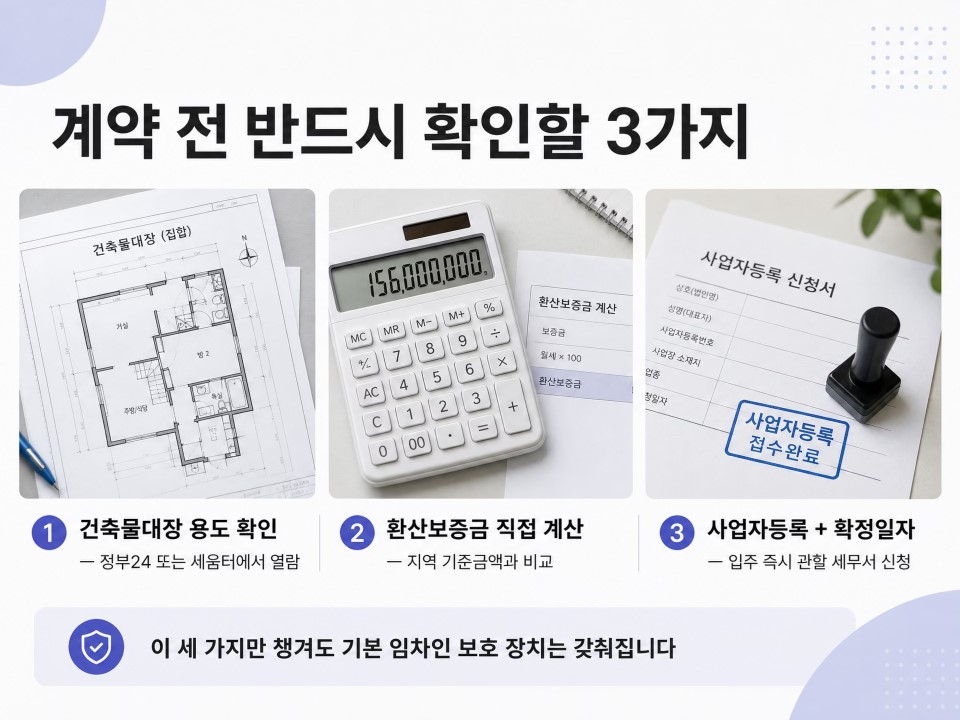 6계약 전 반드시 확인할 3가지