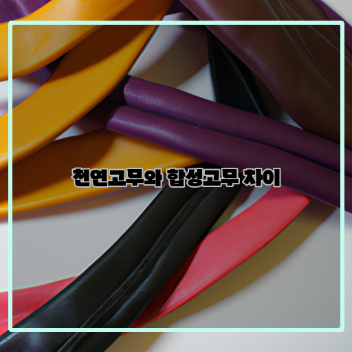 -천연고무-합성고무-차이