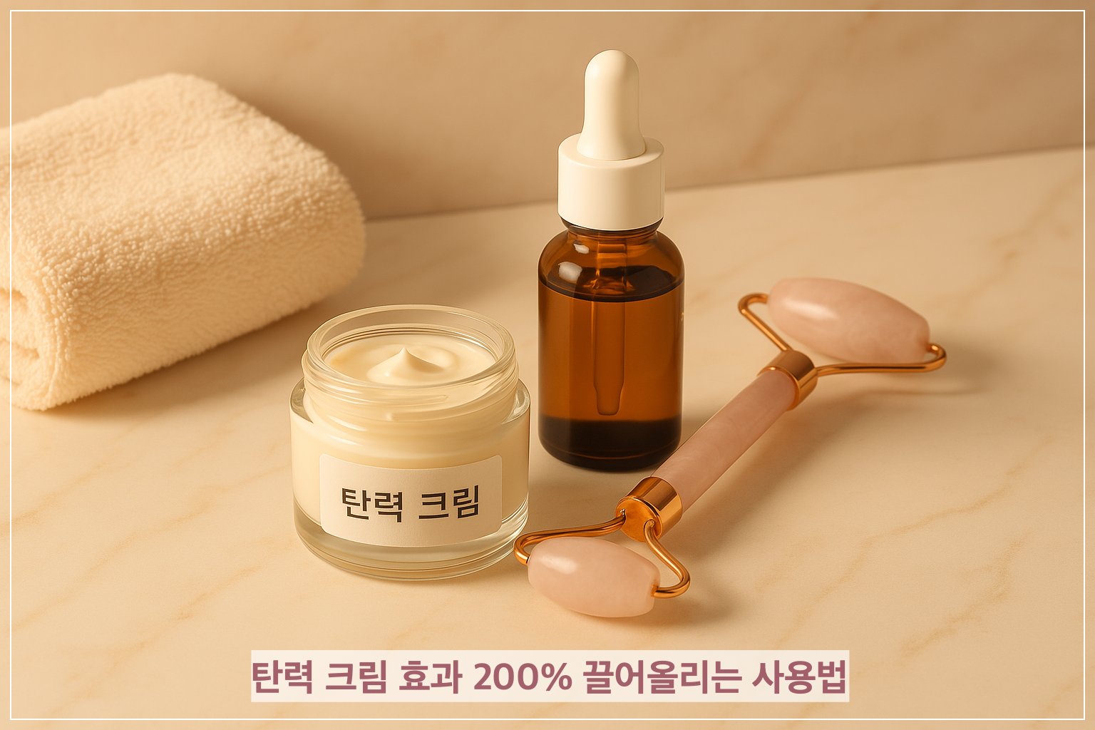 탄력크림효과 끌어올리는 사용법