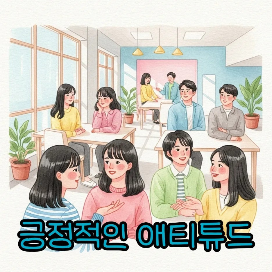 따뜻한 미소를 나누는 사람들의 모습