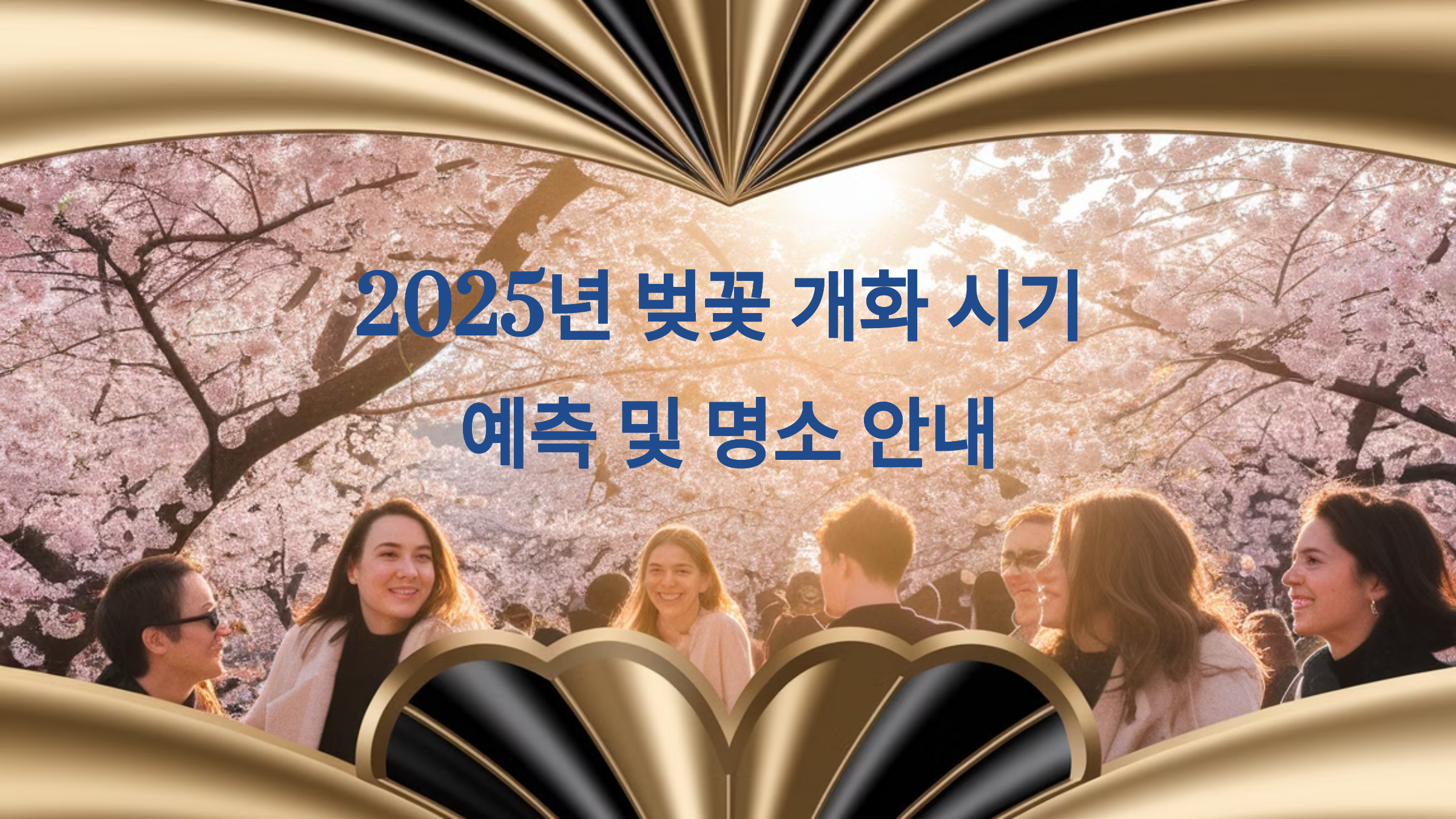 2025년 벚꽃 개화 시기 및 개화 예측