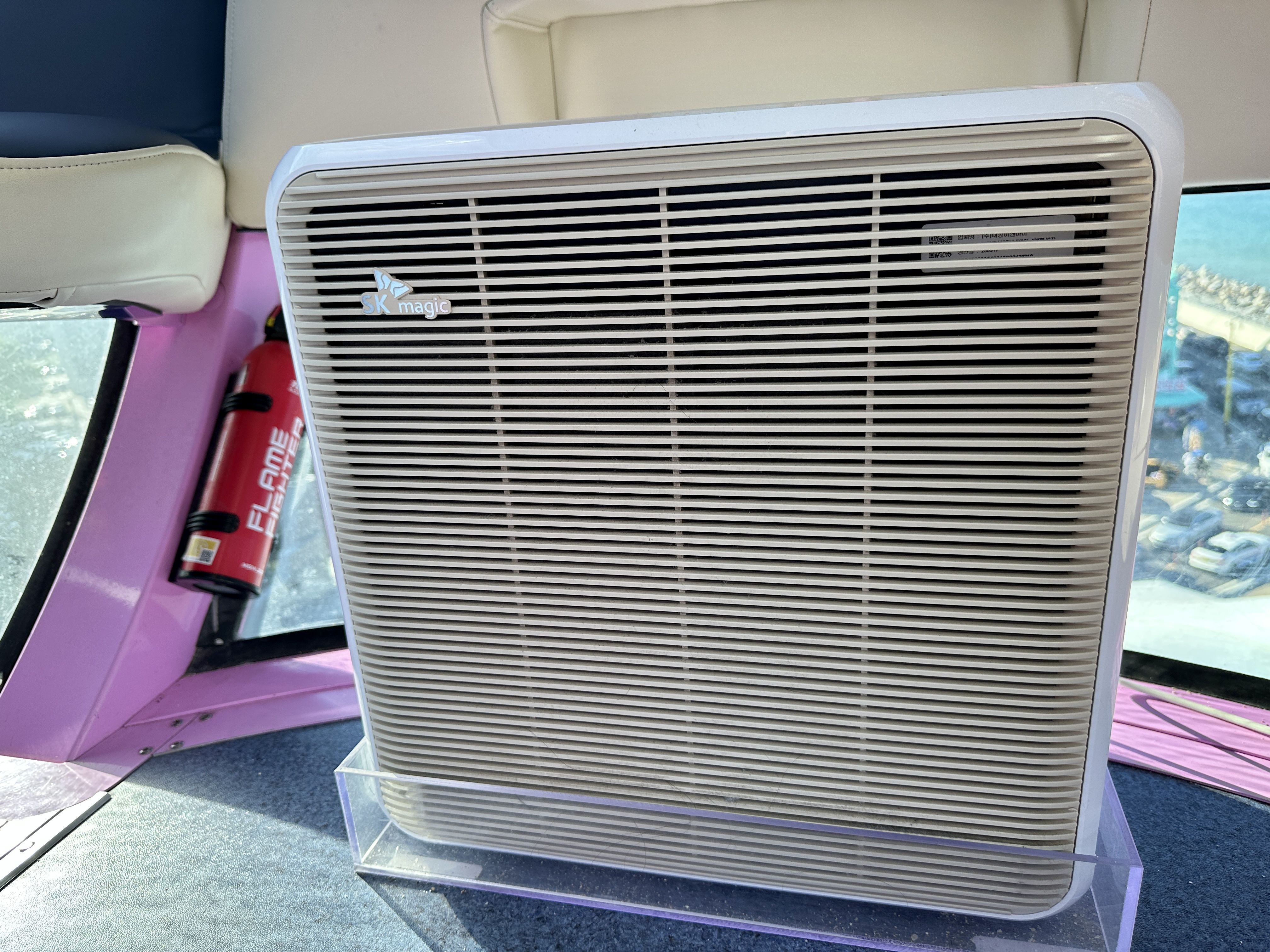 속초아이 대관람차 내부 편의시설 에어컨