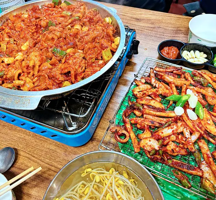 포항 죽도시장 맛집 전국 택배 밀키트 한돈 삼겹살 주물럭 오징어불고기
