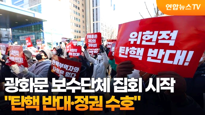 탄핵 반대 집회