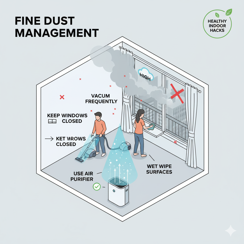 아침공기질, 실내공기질, CO2농도, VOC관리, 미세먼지관리, 실내환기, 아침환기, 공기청정기활용, 실내환경관리, 초미세먼지