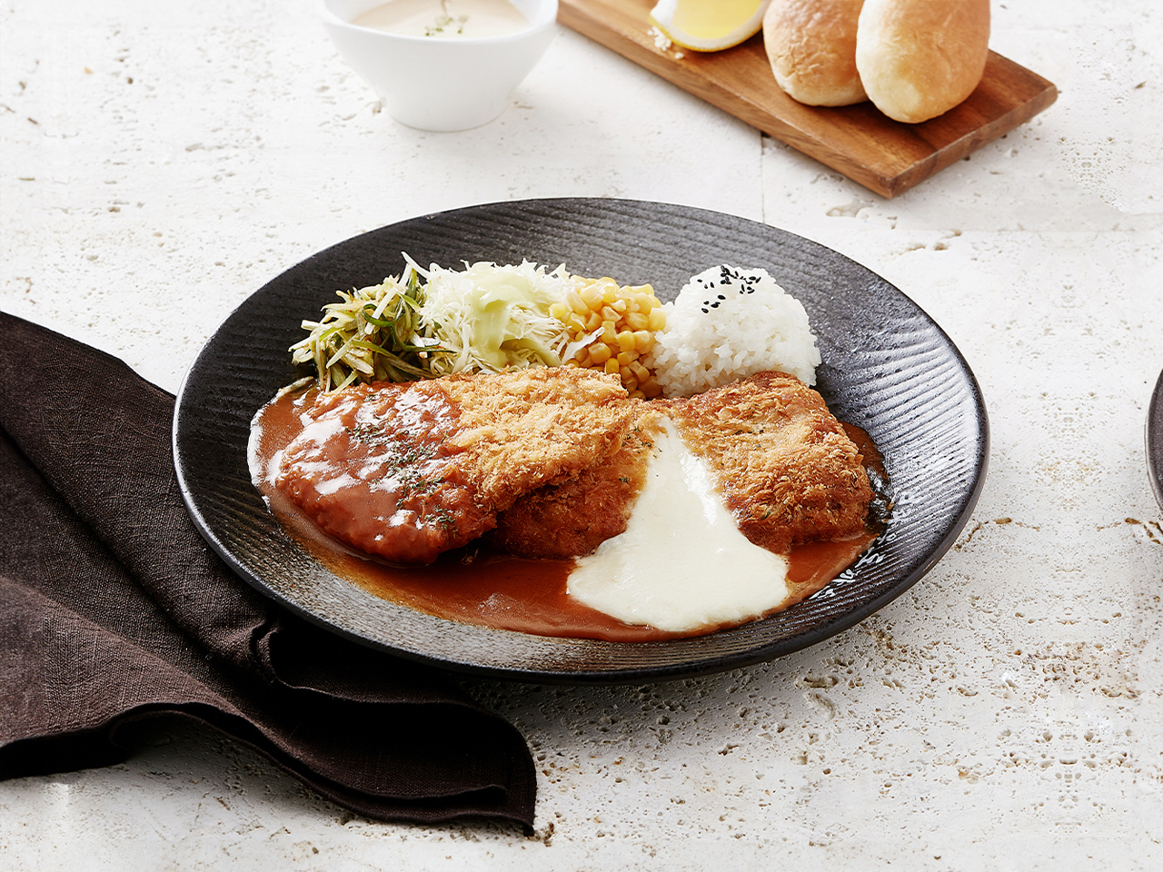 여의도 브라운돈까스 정식B