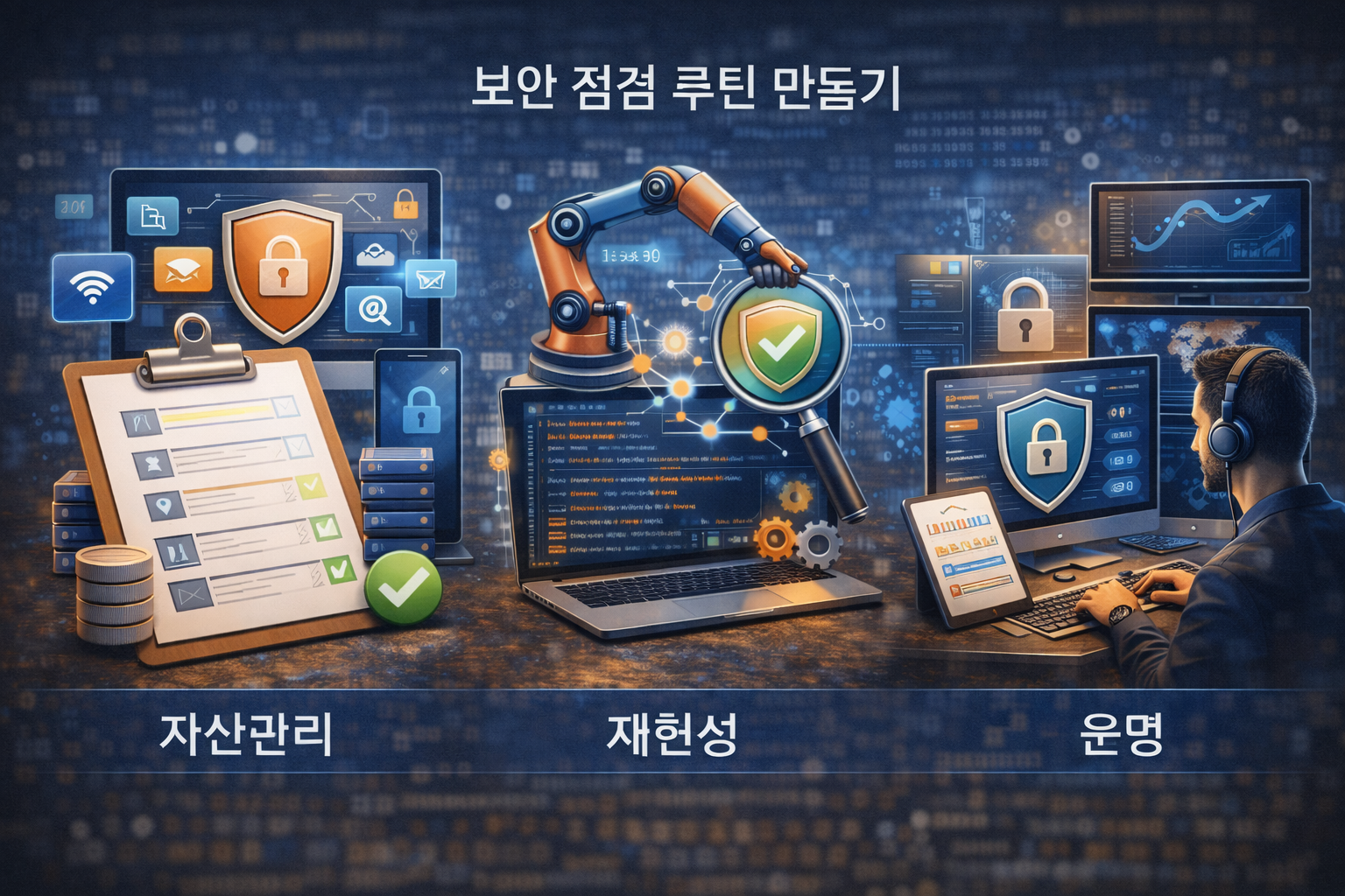보안 점검 루틴 만들기 (자산관리,자동화,운영)