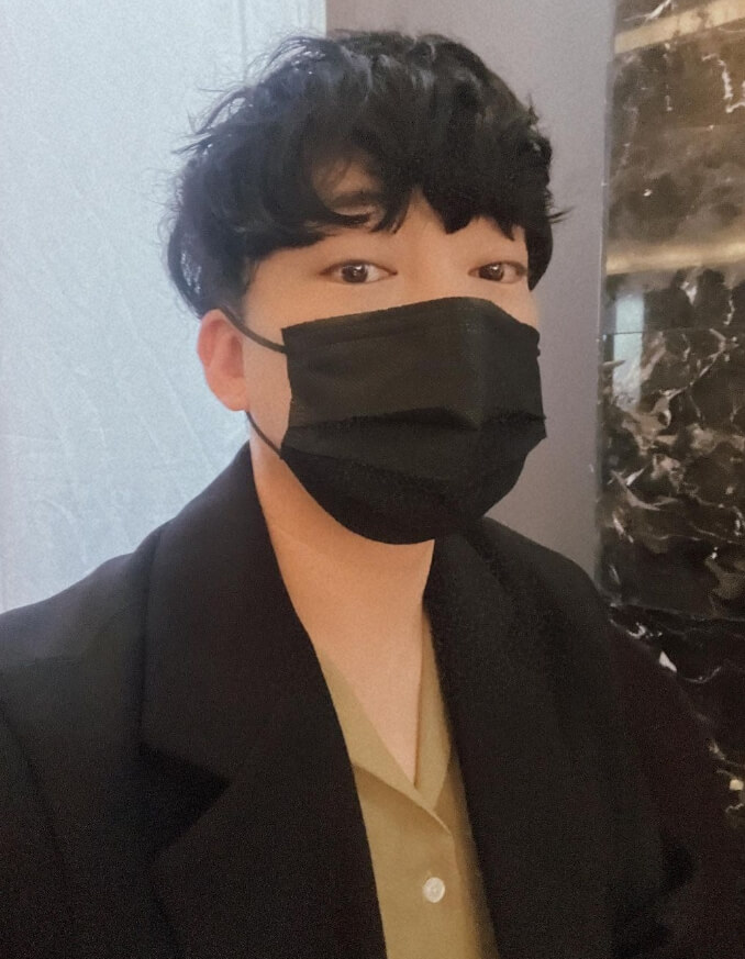 마스크를착용한-남성의모습