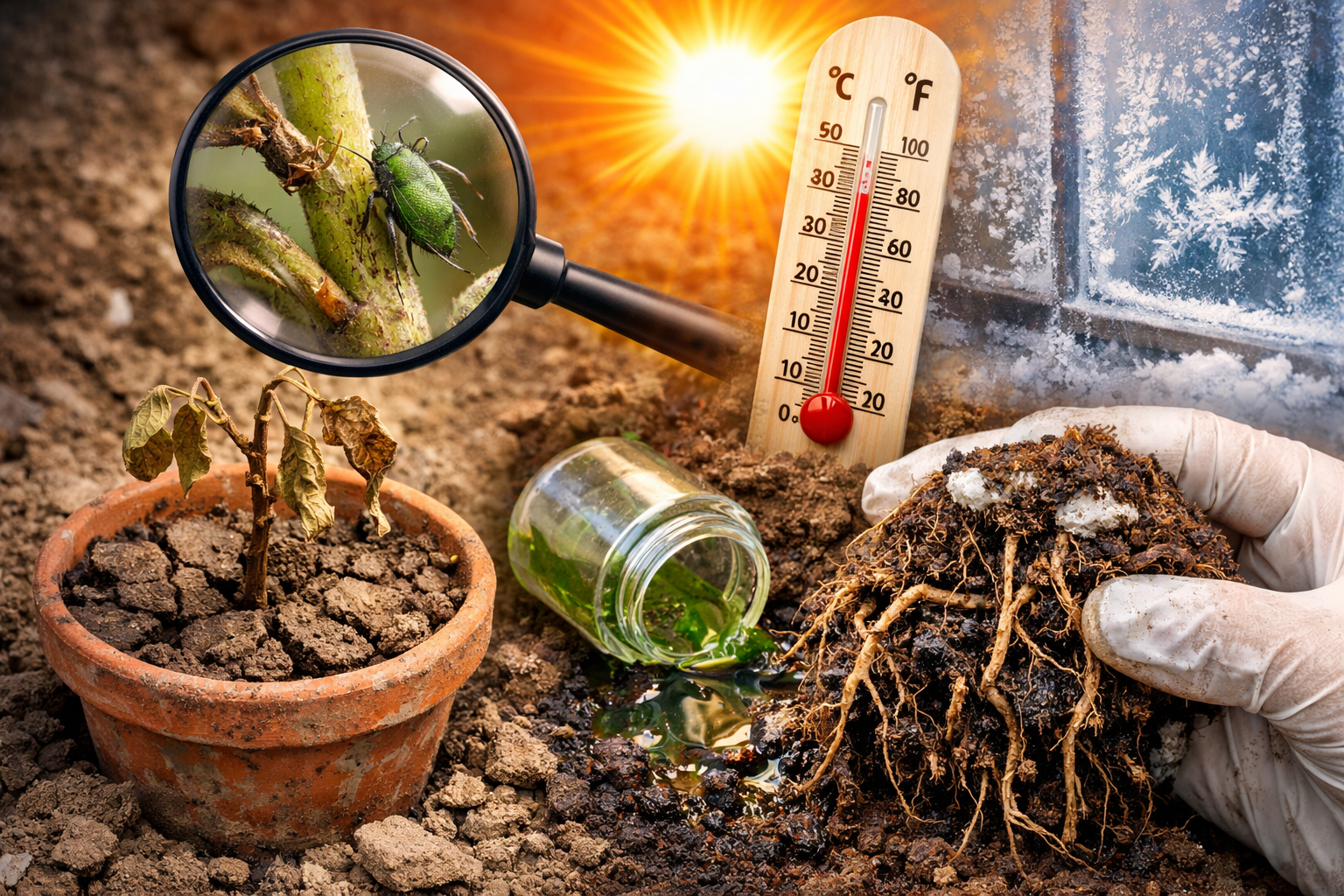 새잎이 안 나올 때