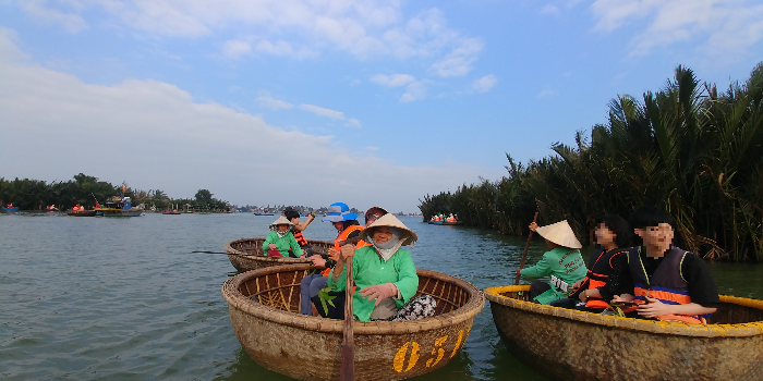 베트남 다낭 호이안 바구니배 바구니배타기
