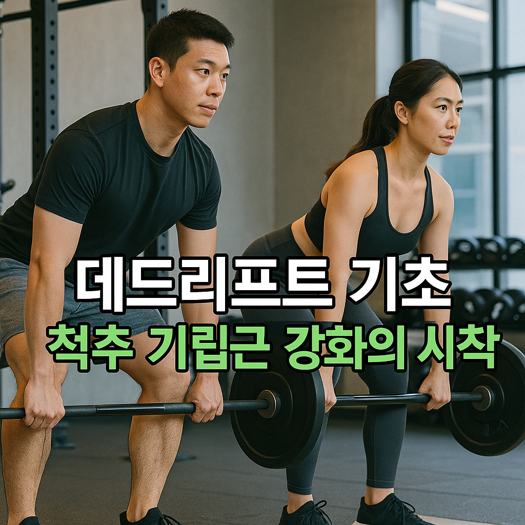 데드리프트로 시작하는 척추 기립근 강화