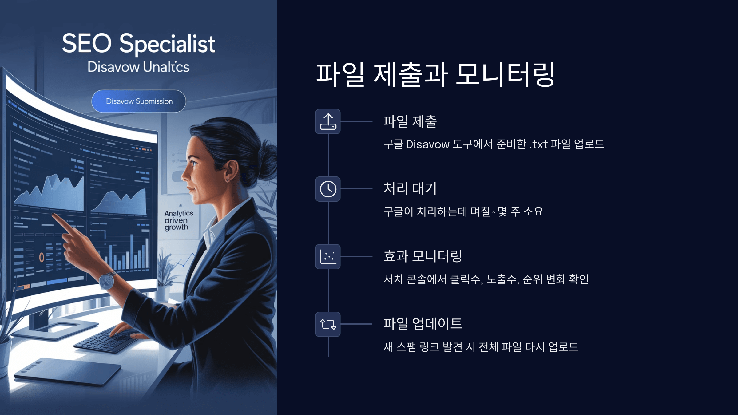 파일 제출과 모니터링 과정