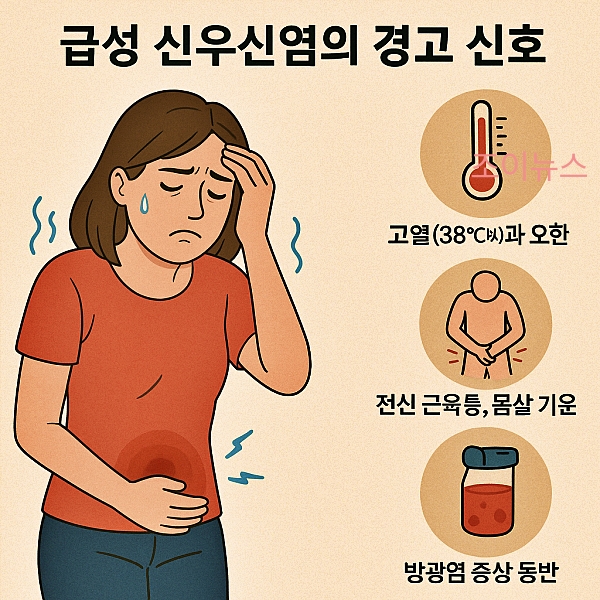 급성 신우신염의 경고 신호