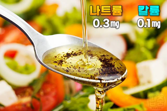 신장에 좋은 음식 올리브유 나트륨 칼륨 인 적은 음식