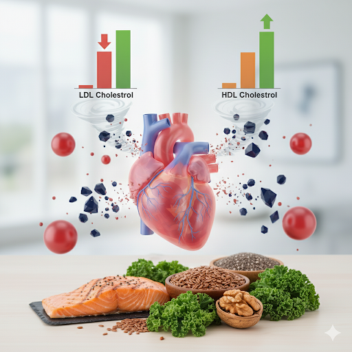 오메가3의 효능과 음식