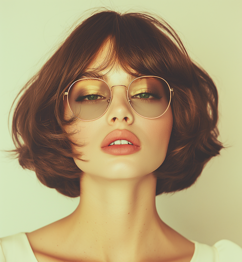 단발머리 컷 어울리는 하트 얼굴 모양