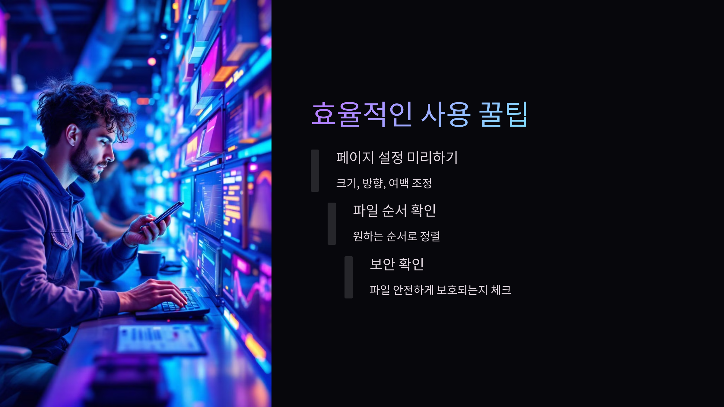 사용팁