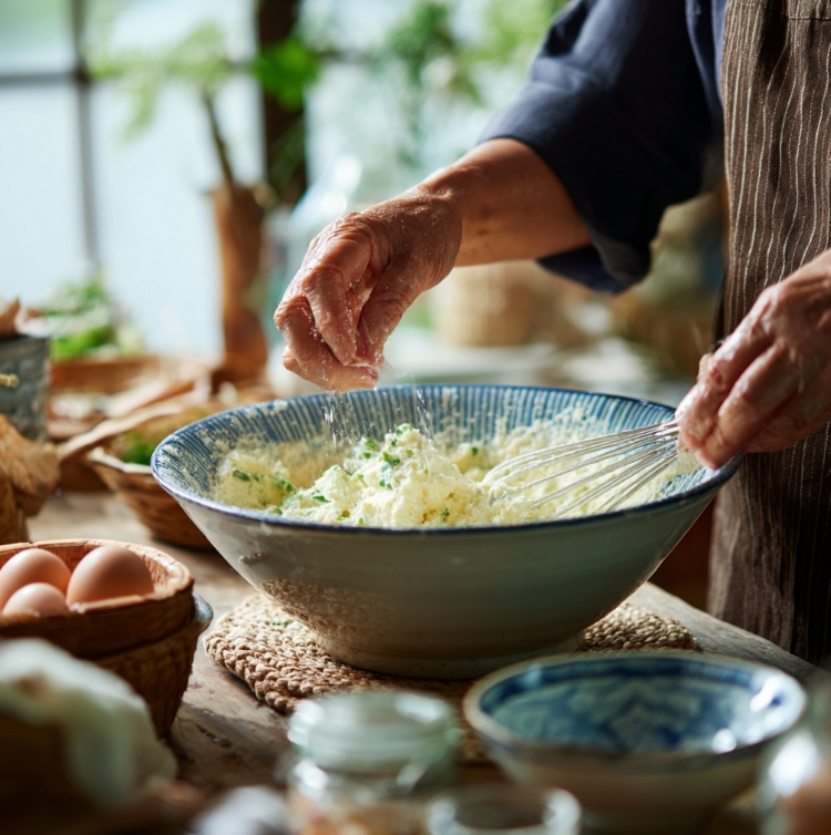 새우튀김 밀가루반죽법