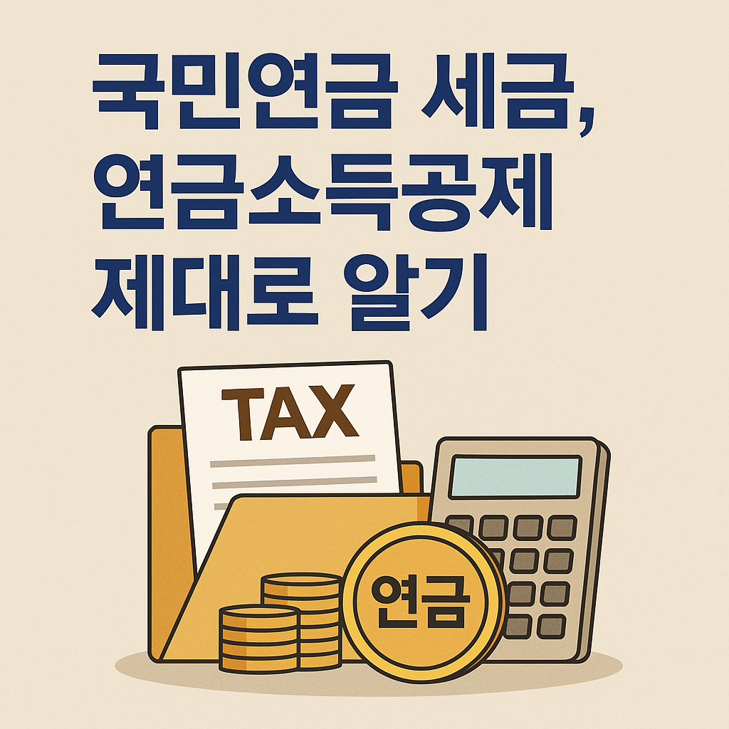 국민연금 세금, 연금소득공제 제대로 알기
